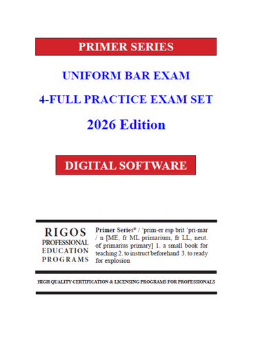 UBE 4-Full Practice Exam Sets (2026 Edition)